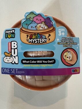 SHIPS TODAY! RARE Rainbow Mystery Viral Dumpling Squishy Bun TikTok Viral Toy